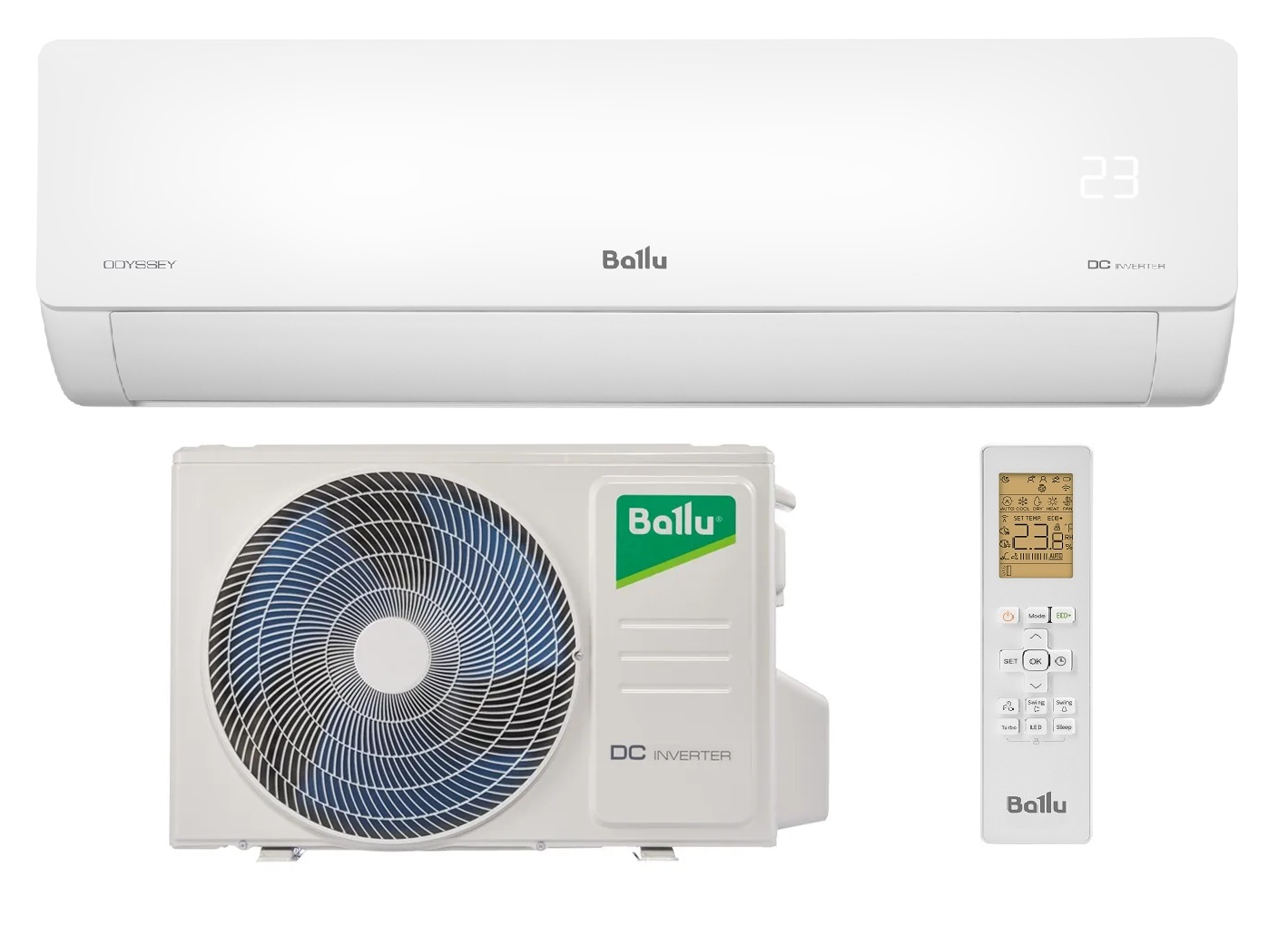 BALLU BSOI-08HN8/ERP Odyssey Pro ERP Full DC Inverter